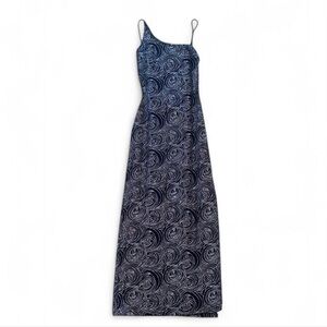 Vtg glitter backless dress